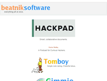 Tablet Screenshot of beatniksoftware.com